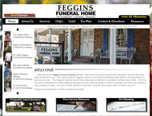 Tablet Screenshot of fegginsfuneralhomeva.com